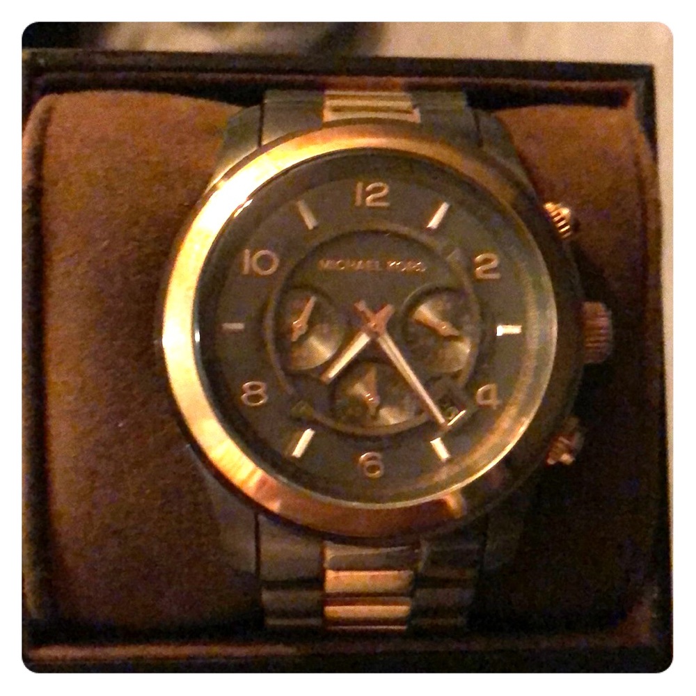 MK Runway Chronograph Two-tone Unisex Watch